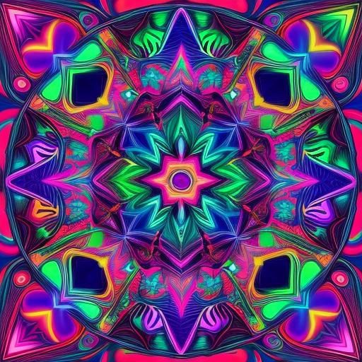 Kaleidoscope 6 - AI Generated Artwork - NightCafe Creator