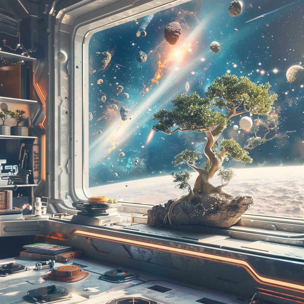 Bonsai Tree in Space