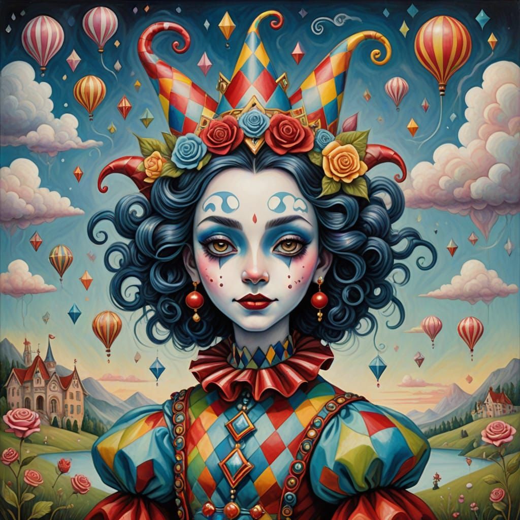 Jester abstract  by @Nenad Trifunov Karamazov