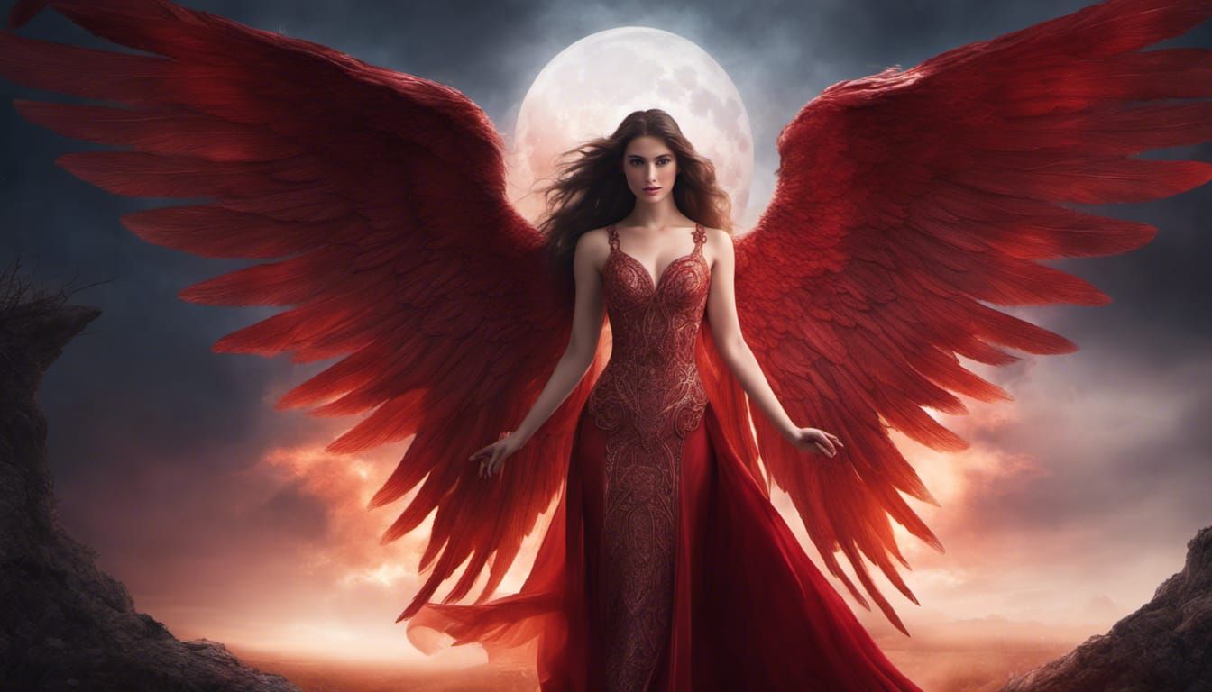 Beautiful Nephilim angel-human hybrid - AI Generated Artwork ...