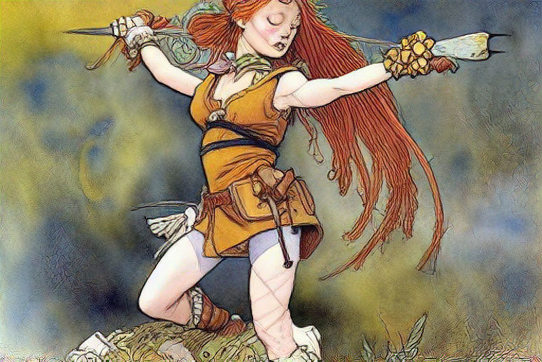 Pippi Longstocking Goddess of War (IIc)
