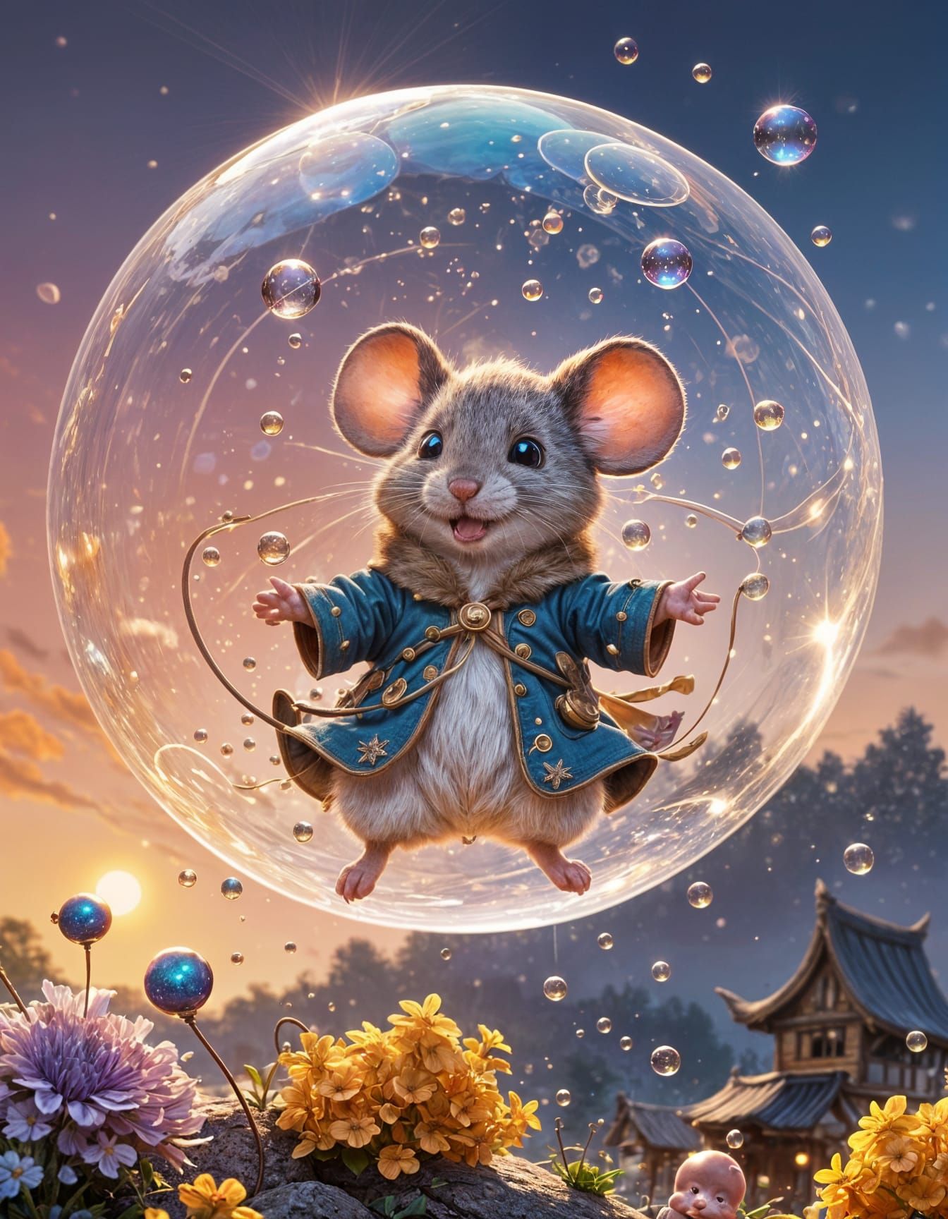 Bubbles mouse  by @Roswarcus