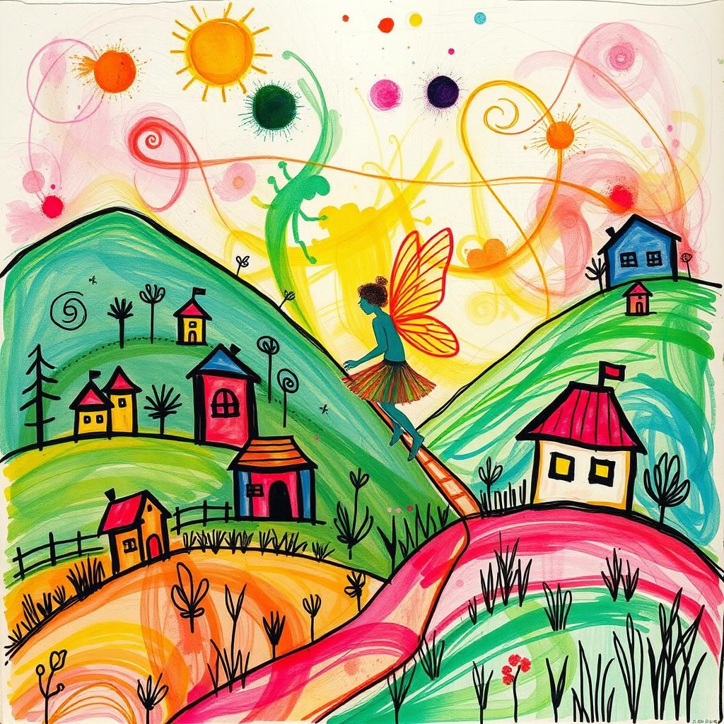 Kids Crayon drawings ,surreal child's drawing , rayograph Man Ray collection of random b&W objects, light reflecting, things laid on photo p...