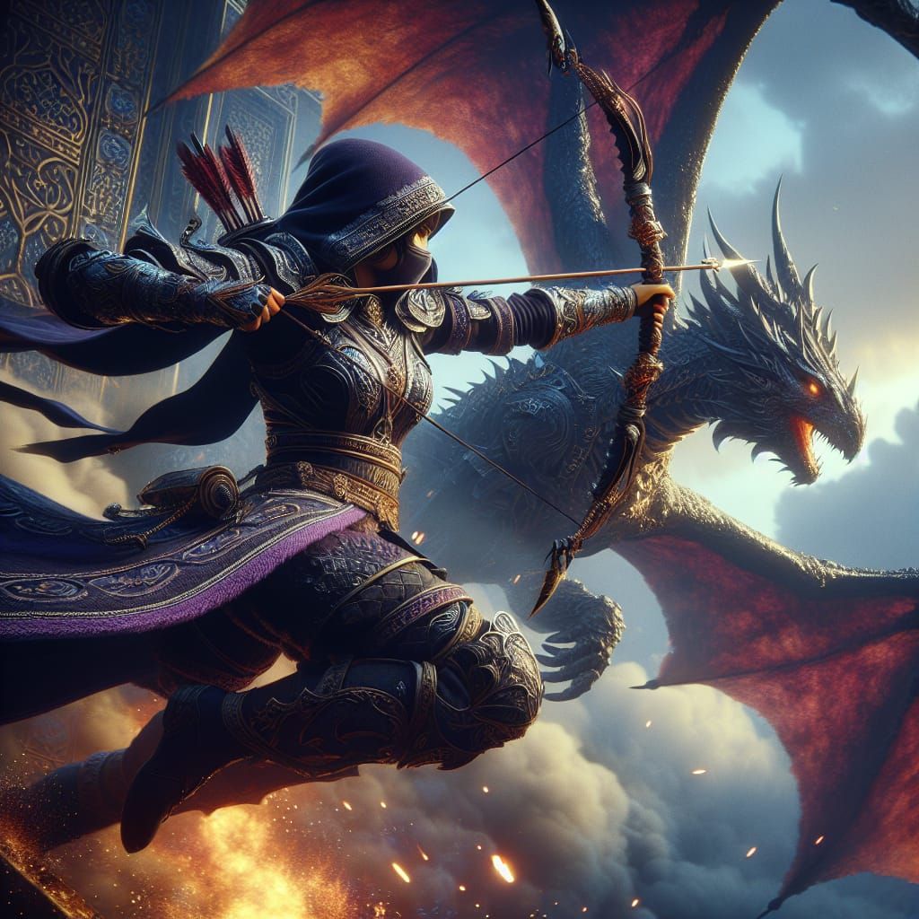 the dragon hunt  by @thane of fyfe