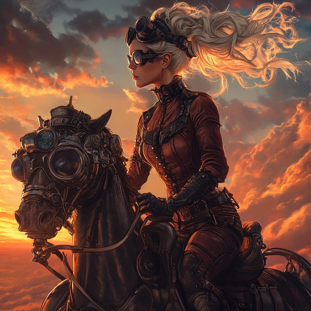 Steampunk Rider (Female v1)