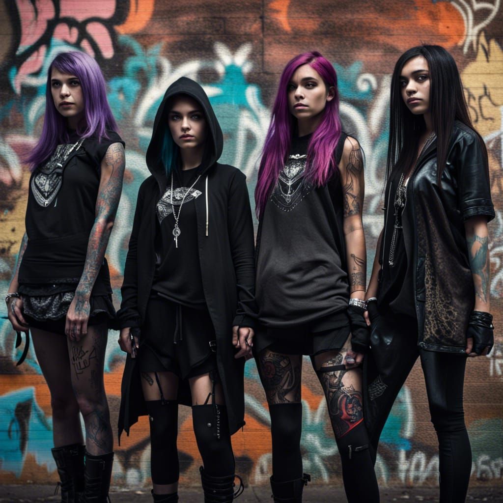 Gothic-Punk Witches