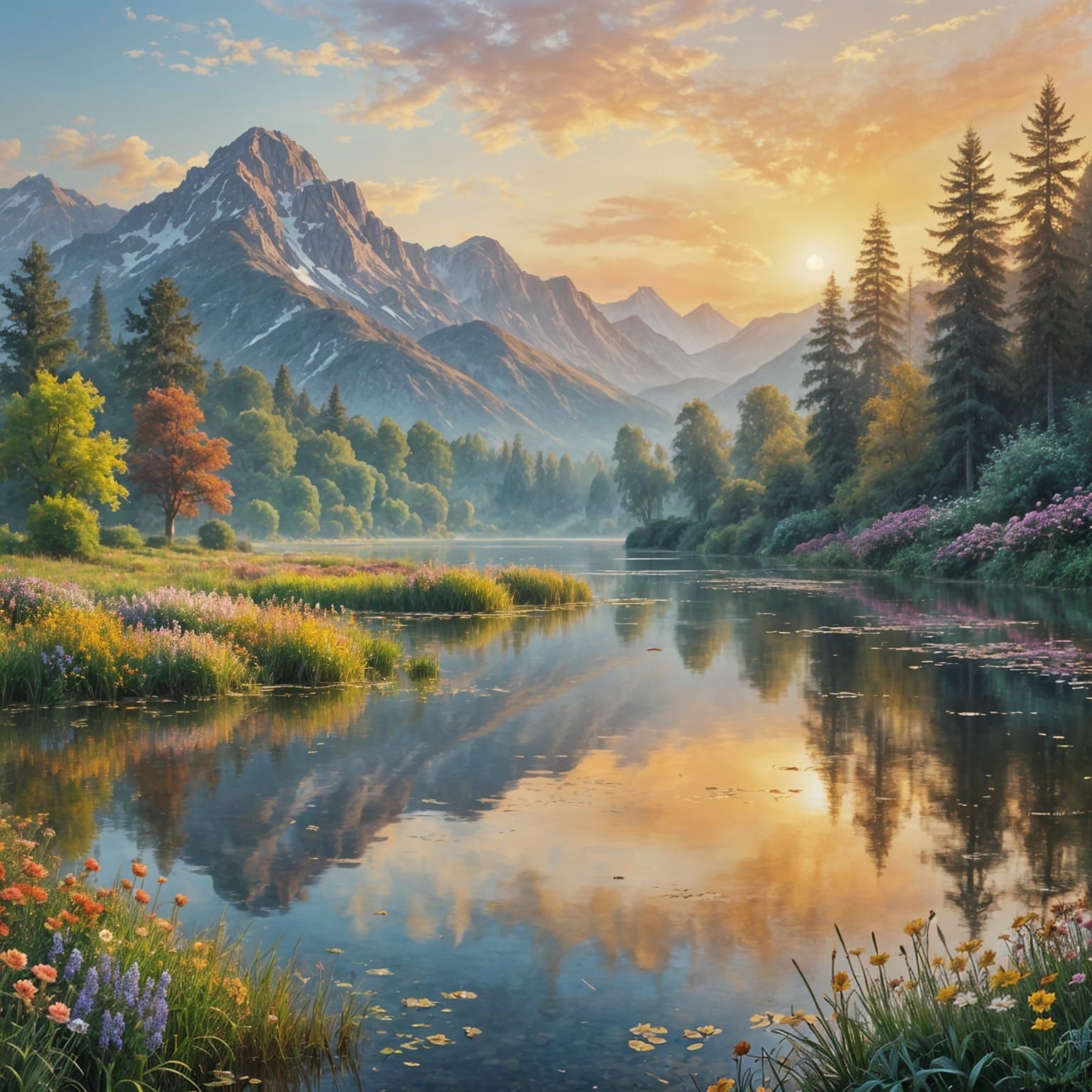 Beautiful spring day. - Beautiful spring day.