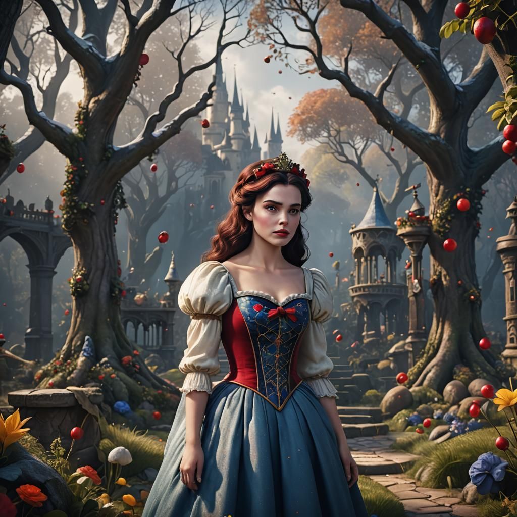 Ariel as Snow White
