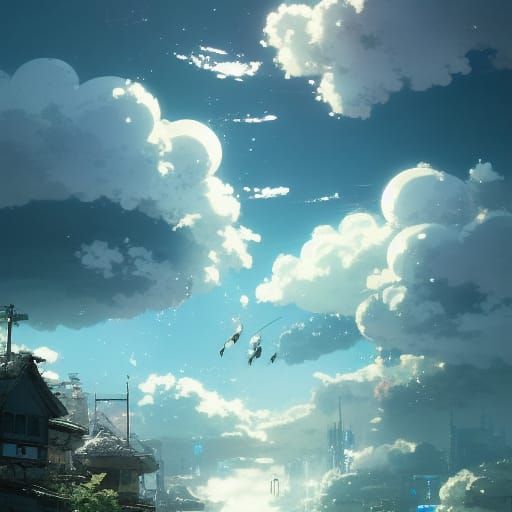 Fluffy clouds :D