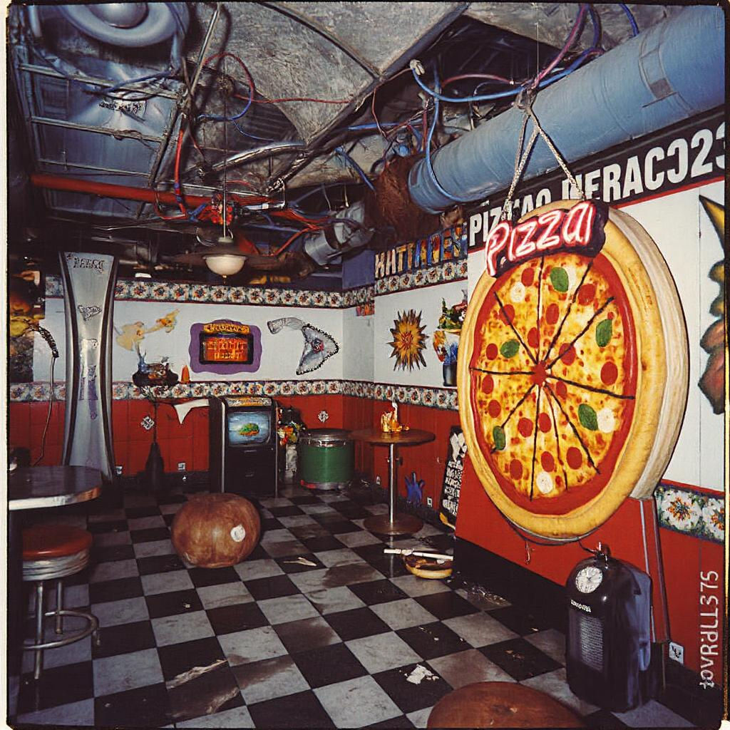 The place is a pizza-