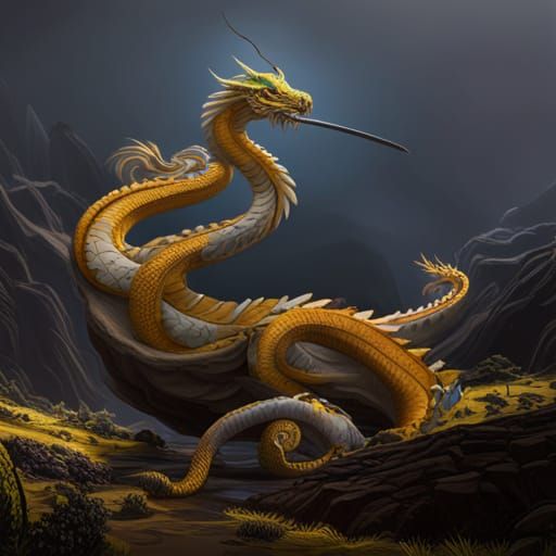 dragon, chinese, serpent - AI Generated Artwork - NightCafe Creator