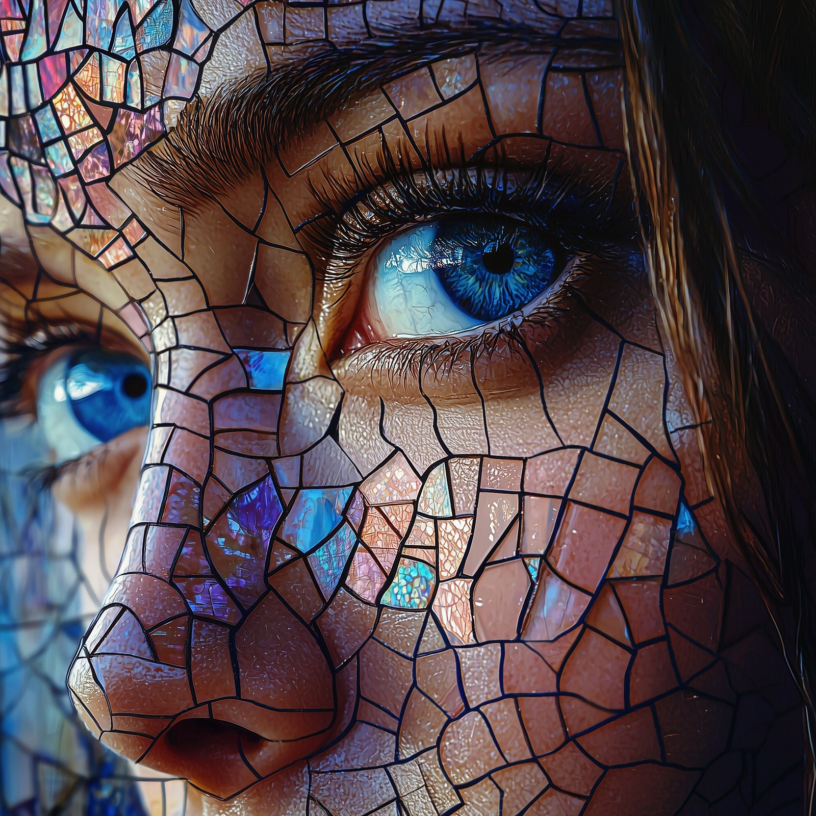 The Mosaic Gaze