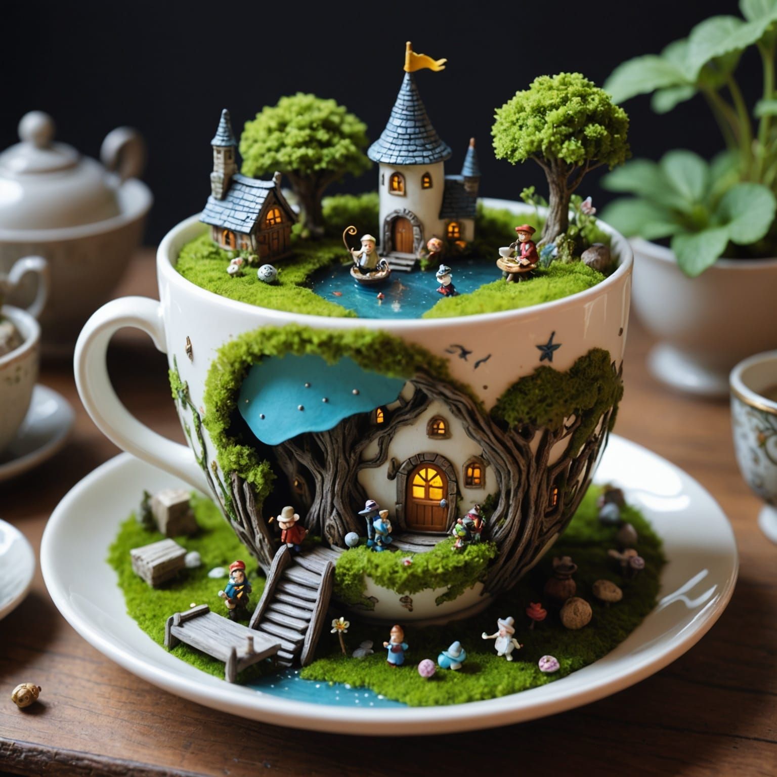 Fairy Tale in a Tea Cup  by @Kallistratia