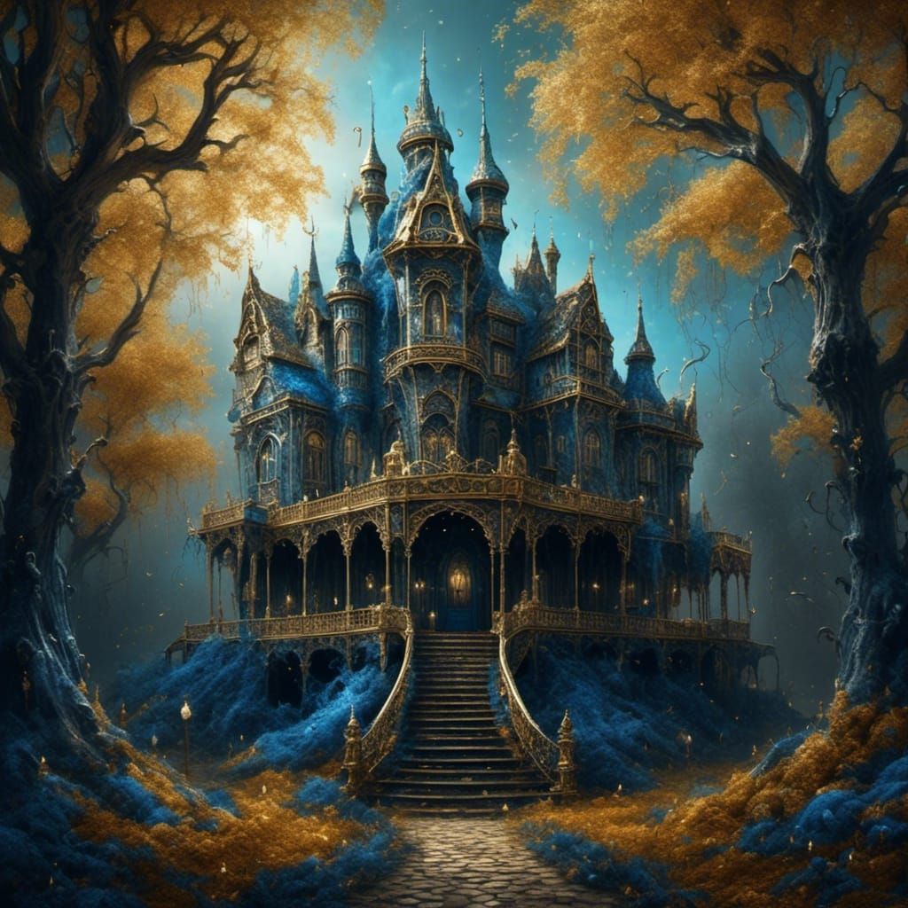 <lora:Magical ambience:0.5><lora:Venetian Opera:0.5> <lora:GlitterGore:0.5> <lora:castle:0.5> a beautiful ...  by @Lyndsey
