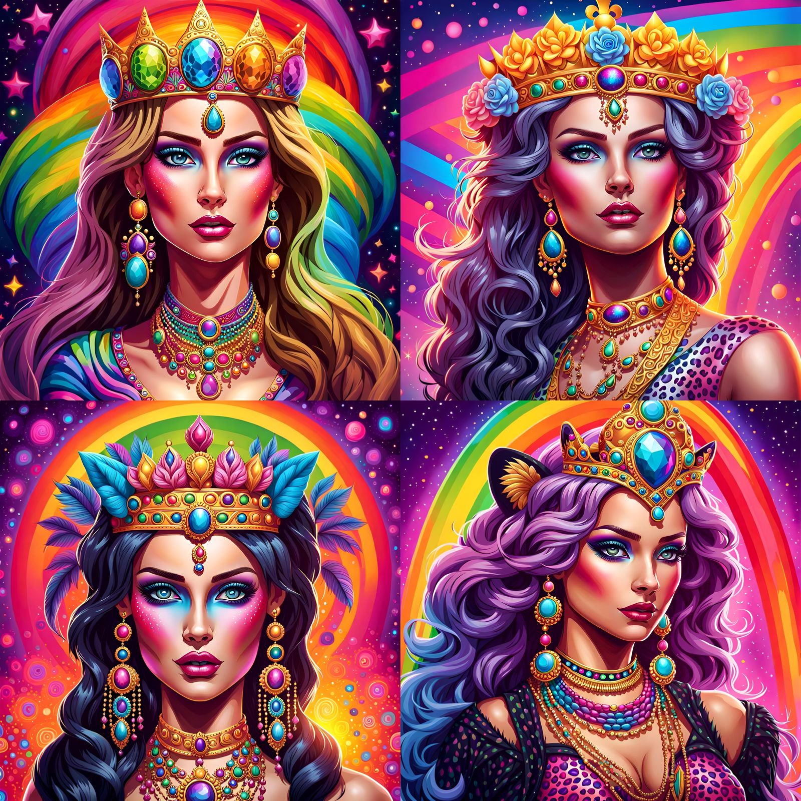 Lisa Frank leopard design