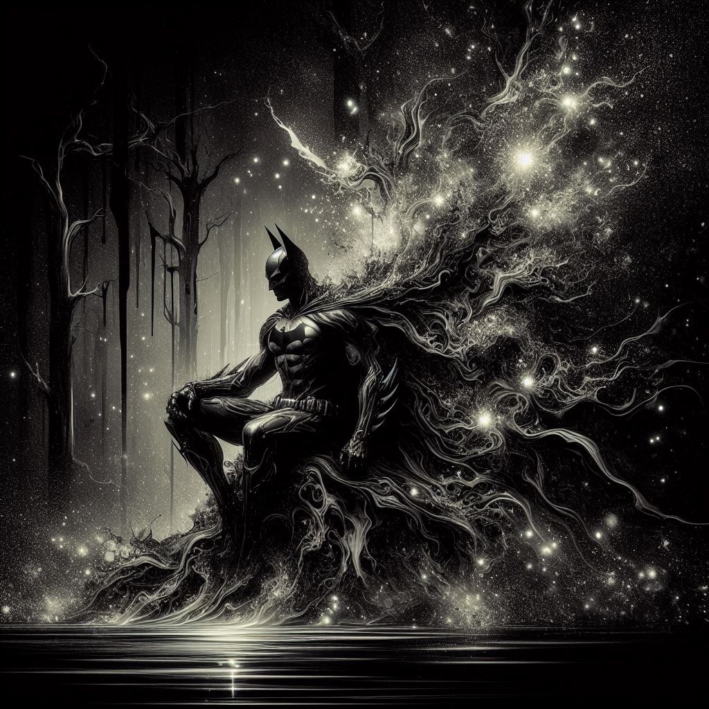 Batman gets out in nature