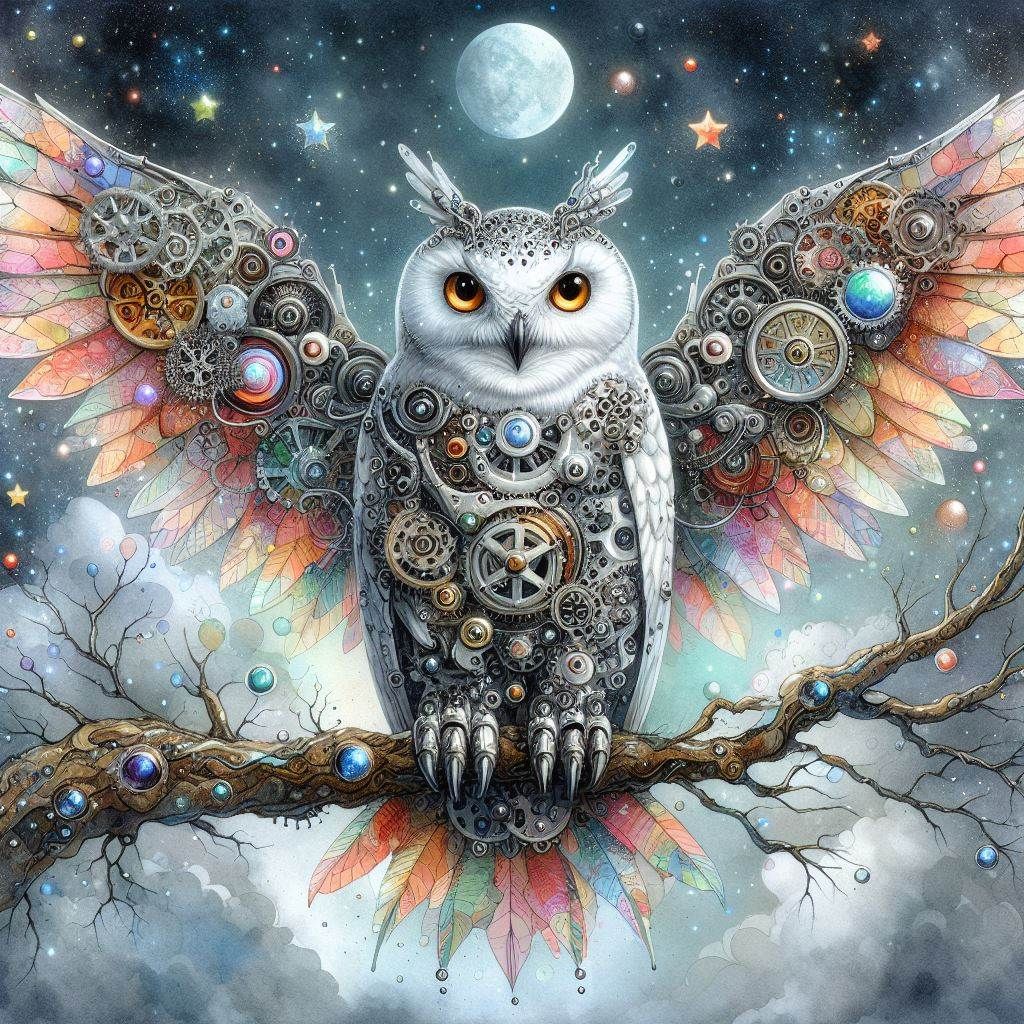 Cyborg Robotic Owl (2)