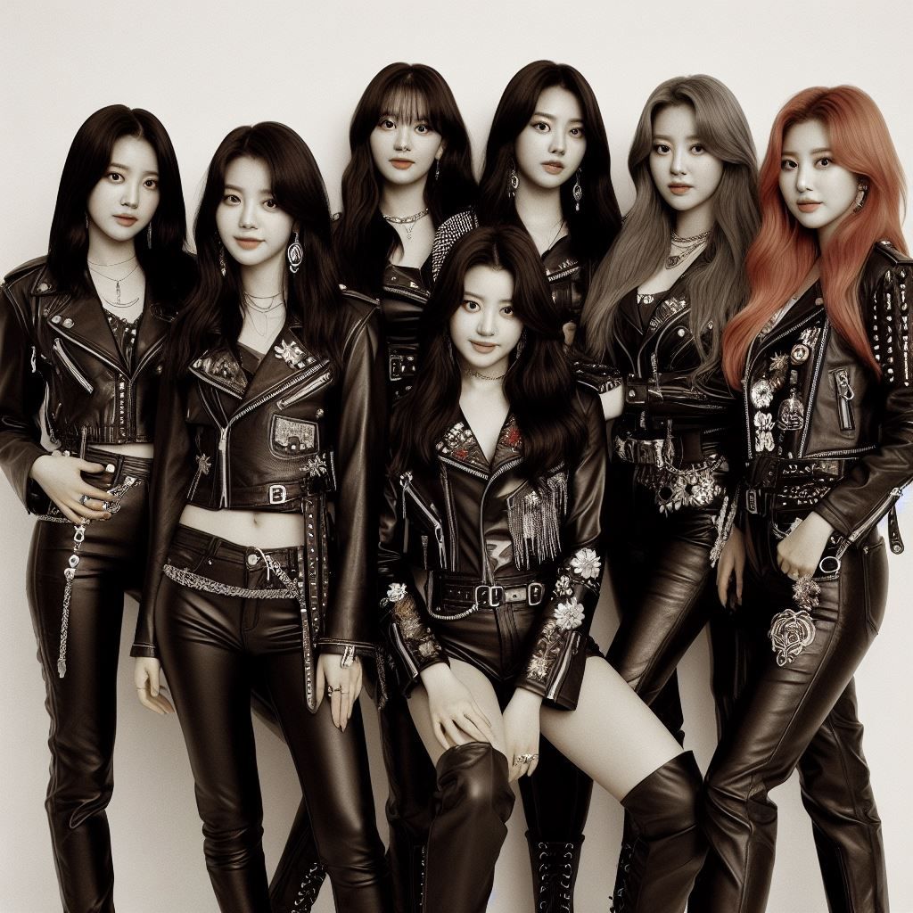 Virtual AI K-POP girls band