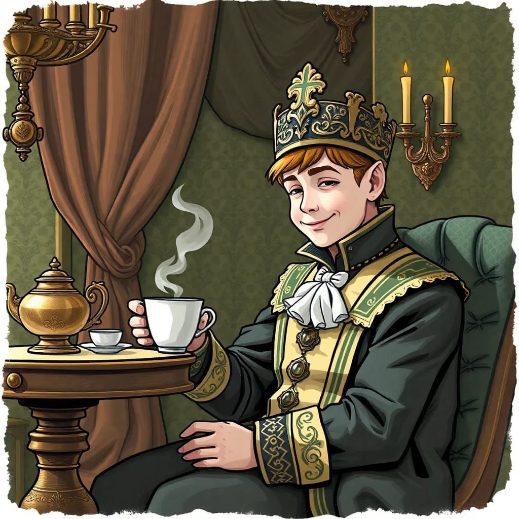 The tea-boy, the highest paid servant of the queen,