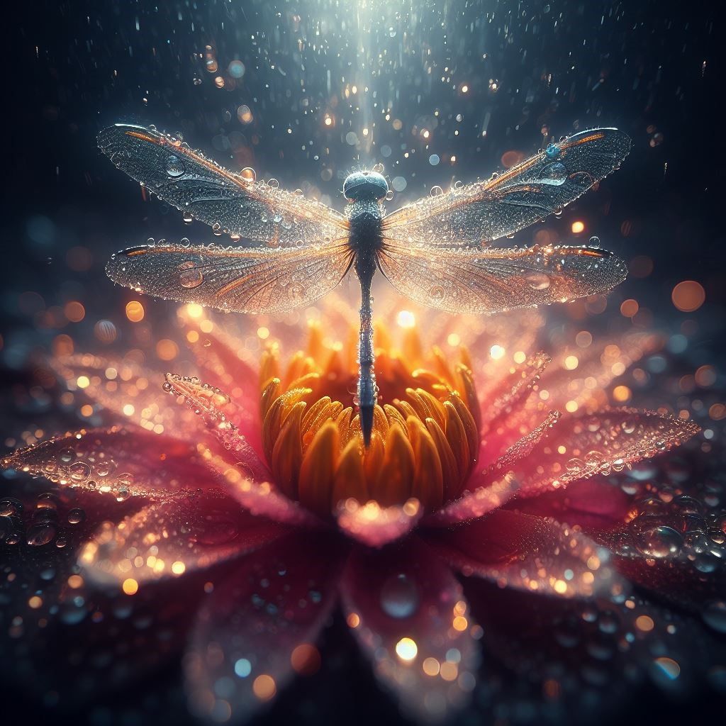 Surreal  dragonfly
