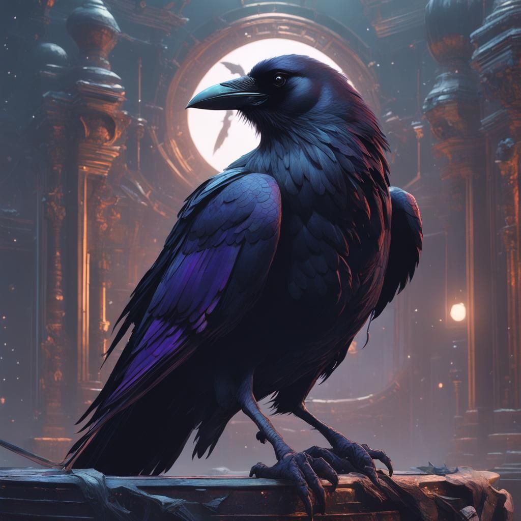            Then the bird said "Nevermore."  by @K F Fox 