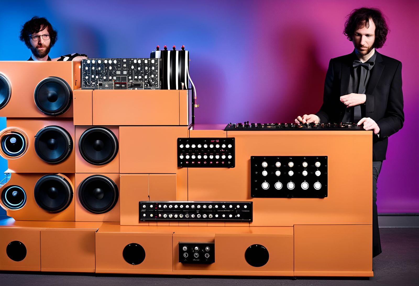 Modular Synthesizer AI Generated Artwork NightCafe Creator