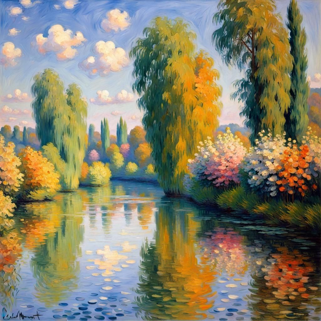 Impressionist Riverscape