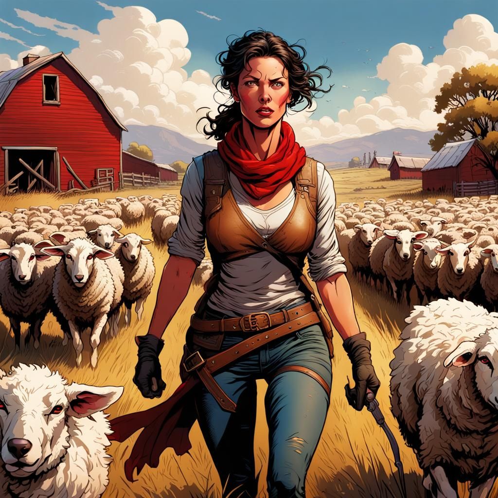 Sheep Farm  by @7starDud3