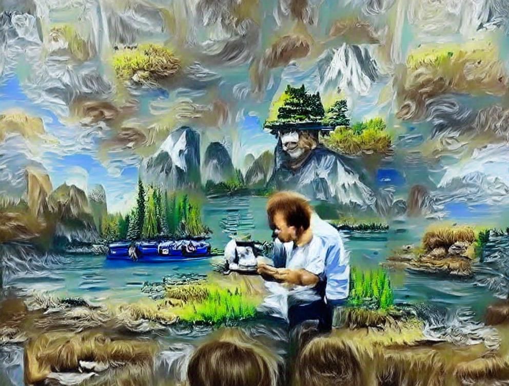 Amazing artificial intelligence painting