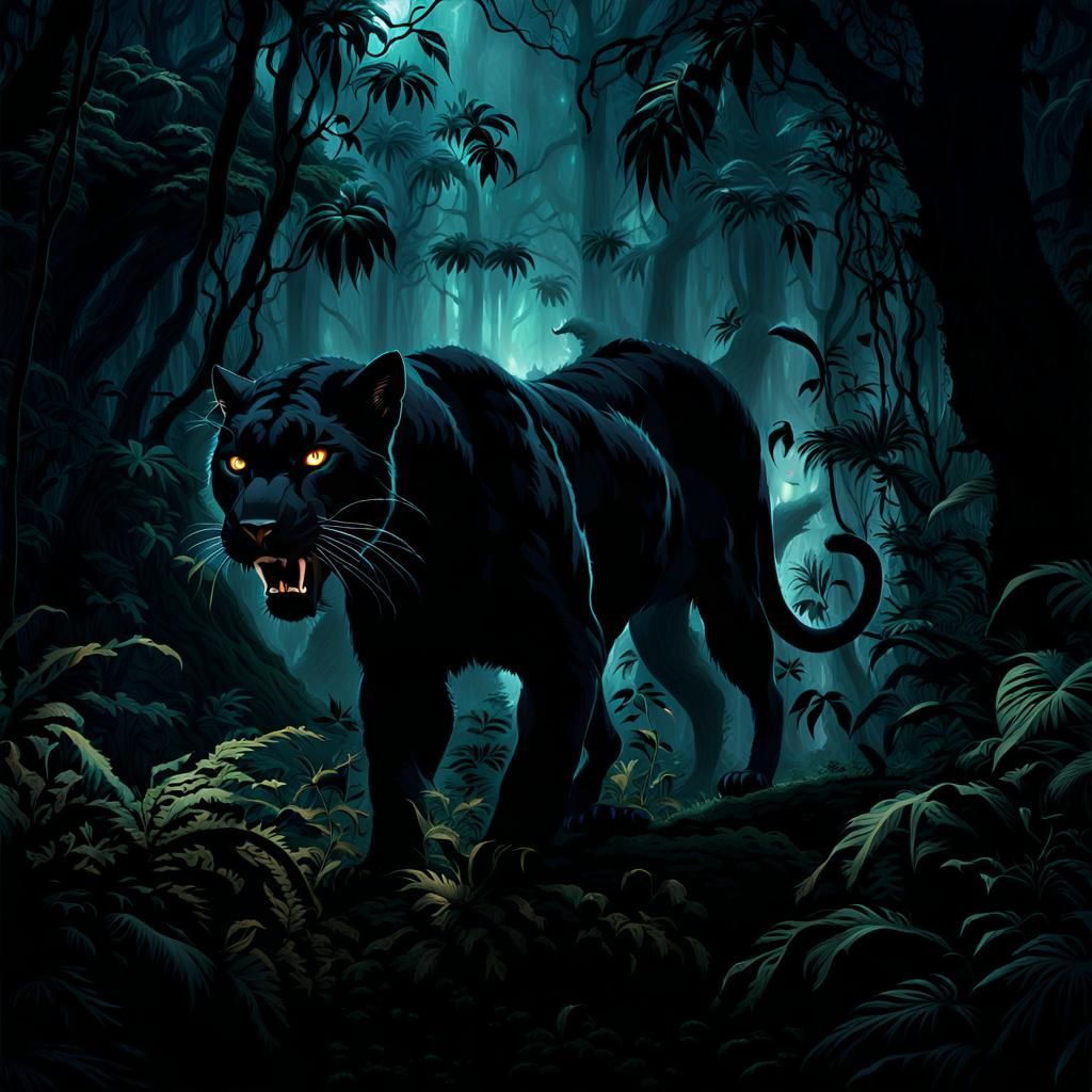 Black panther - AI Generated Artwork - NightCafe Creator