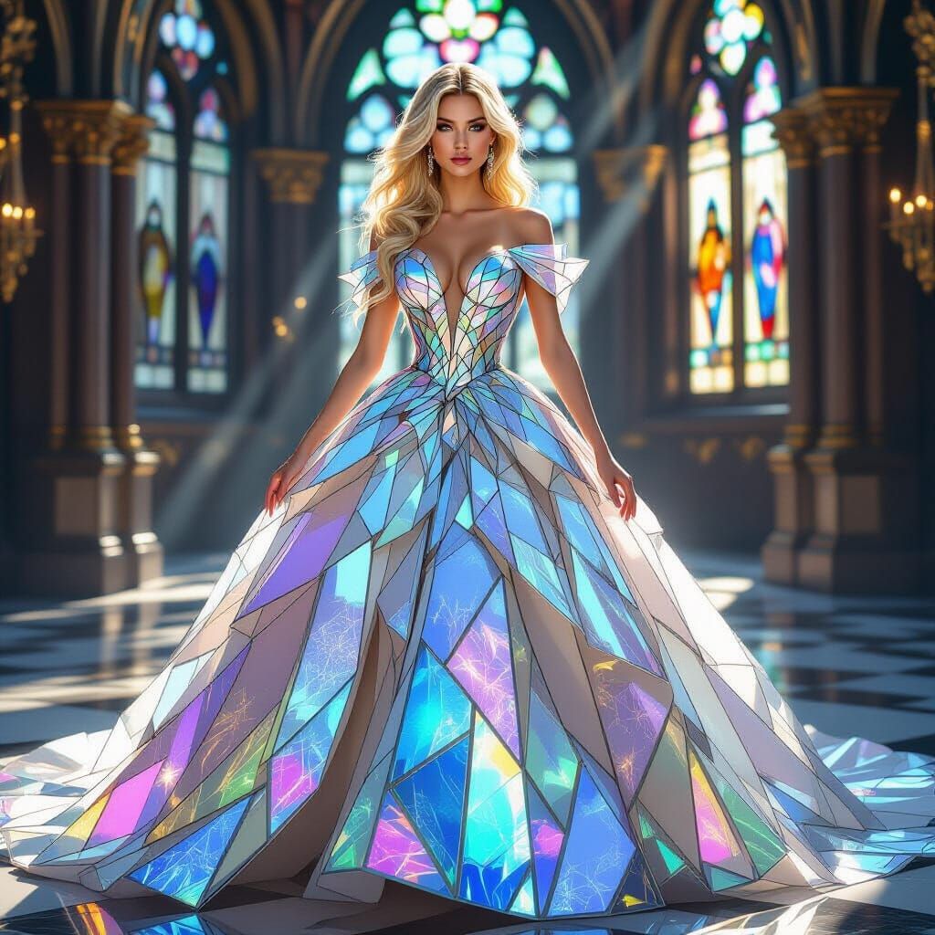 Glass Dress Fashion  by @Ryota Muranaka