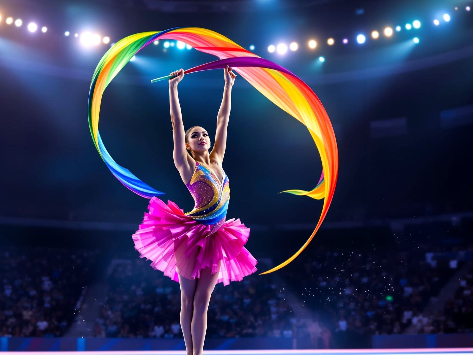Rhythmic Ribbon Dance  by @Gary Murakami