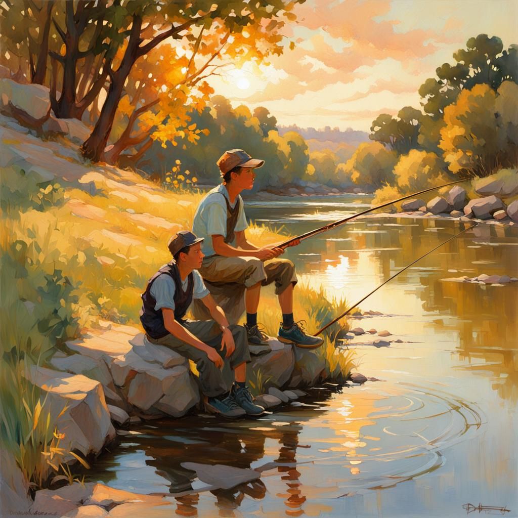Fishing with your best friends