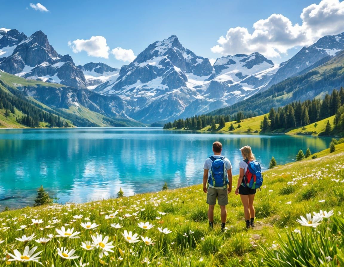 Swiss alp daily challenge.