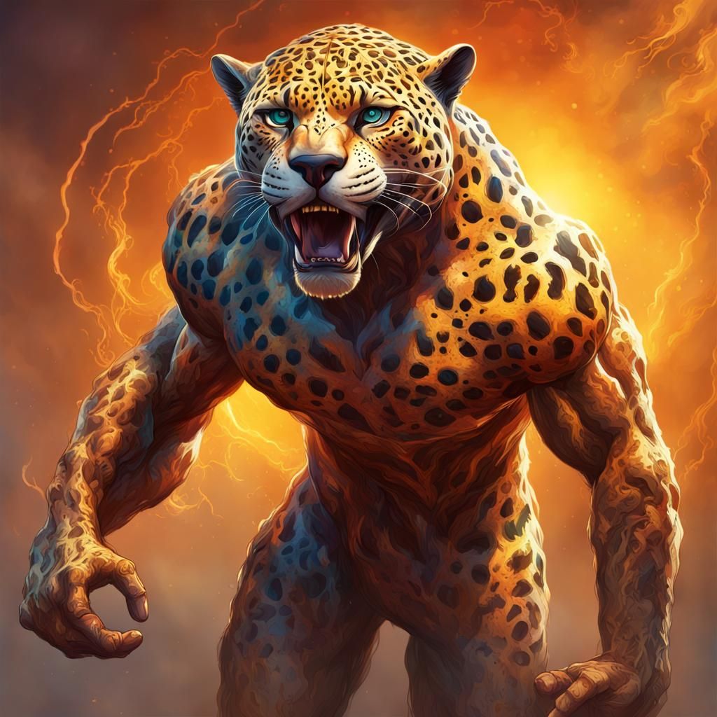 Were-Jaguar - AI Generated Artwork - NightCafe Creator