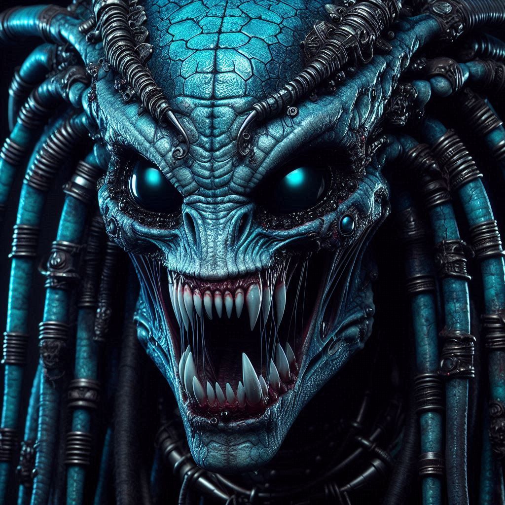 Blue Alien  by @YYZ-5050