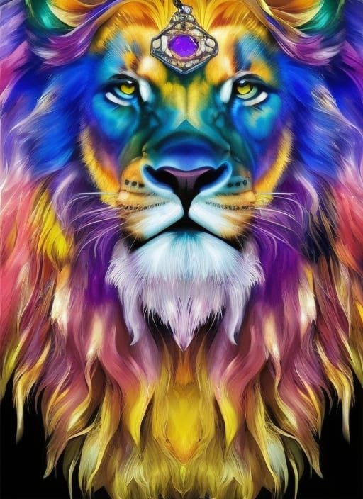 Badass lion