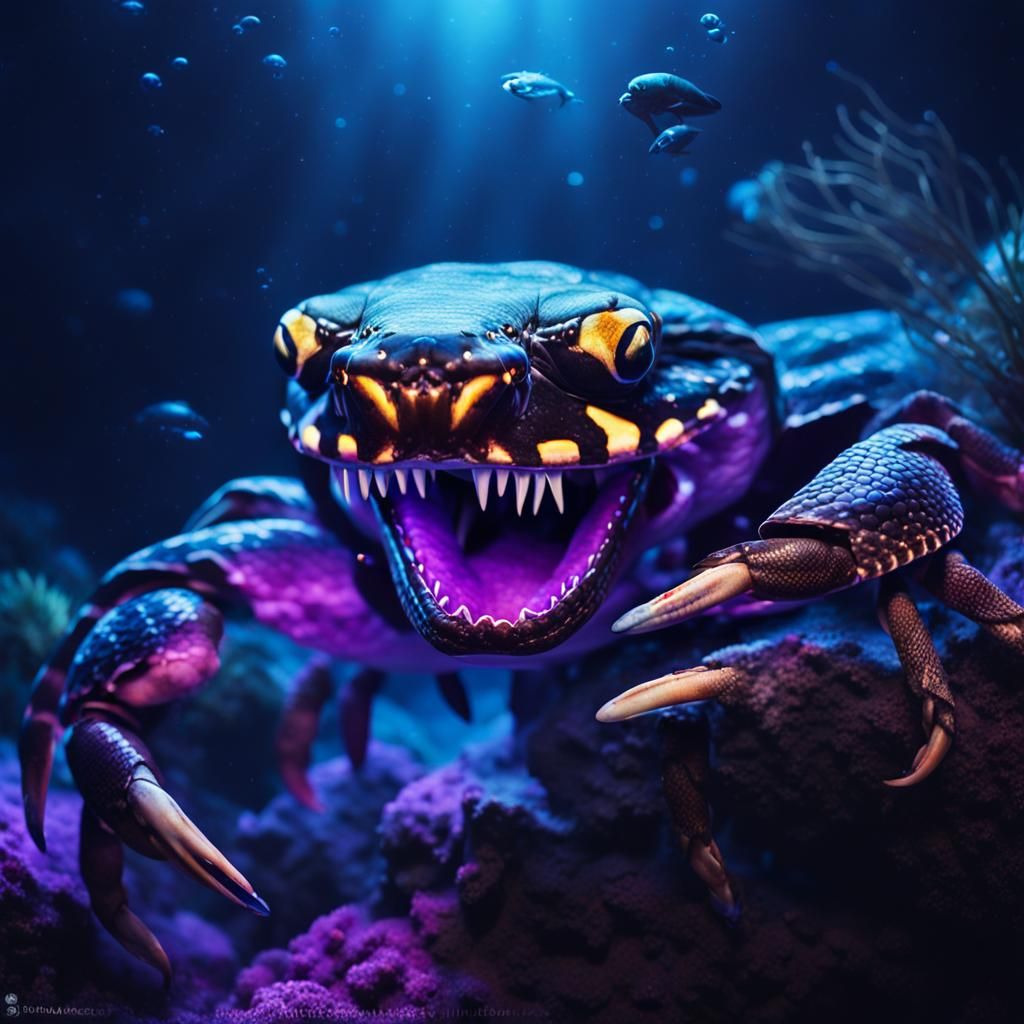 python crab - AI Generated Artwork - NightCafe Creator