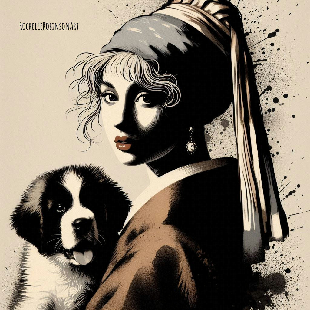 Vermeer Girl And Lord Byron