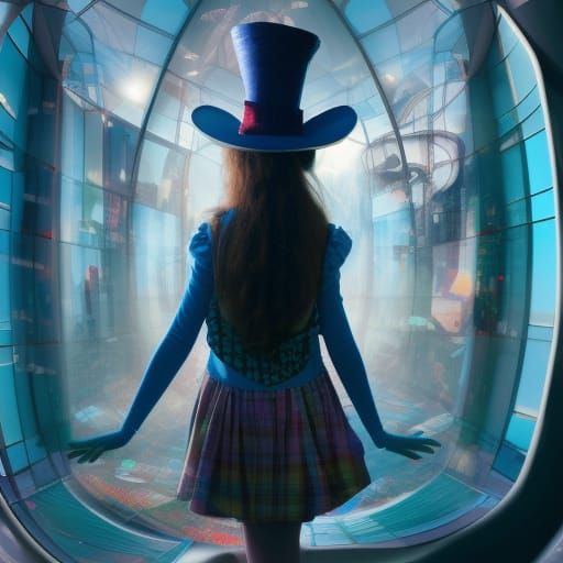 Through the Looking Glass AI Generated Artwork NightCafe Creator