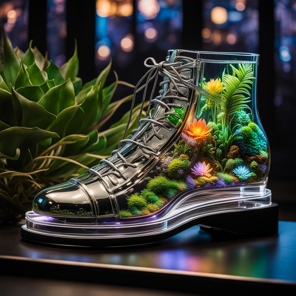 Boot terrarium  by @morr5750