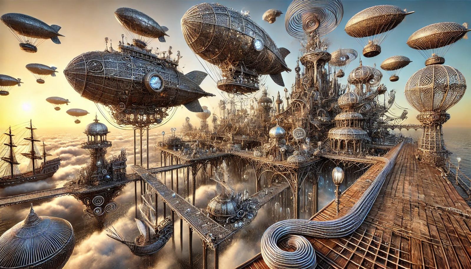 The amazing wired steampunk city #2