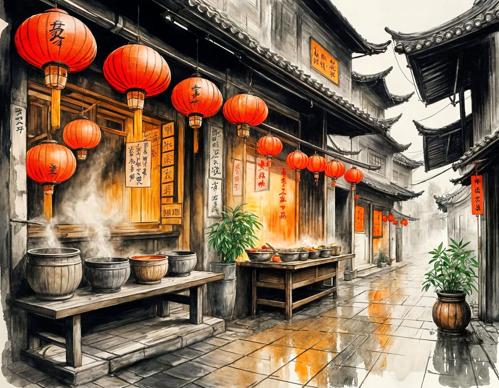 Bowls of Warmth in the Rain - 8 Likea  by @Mimmo_D