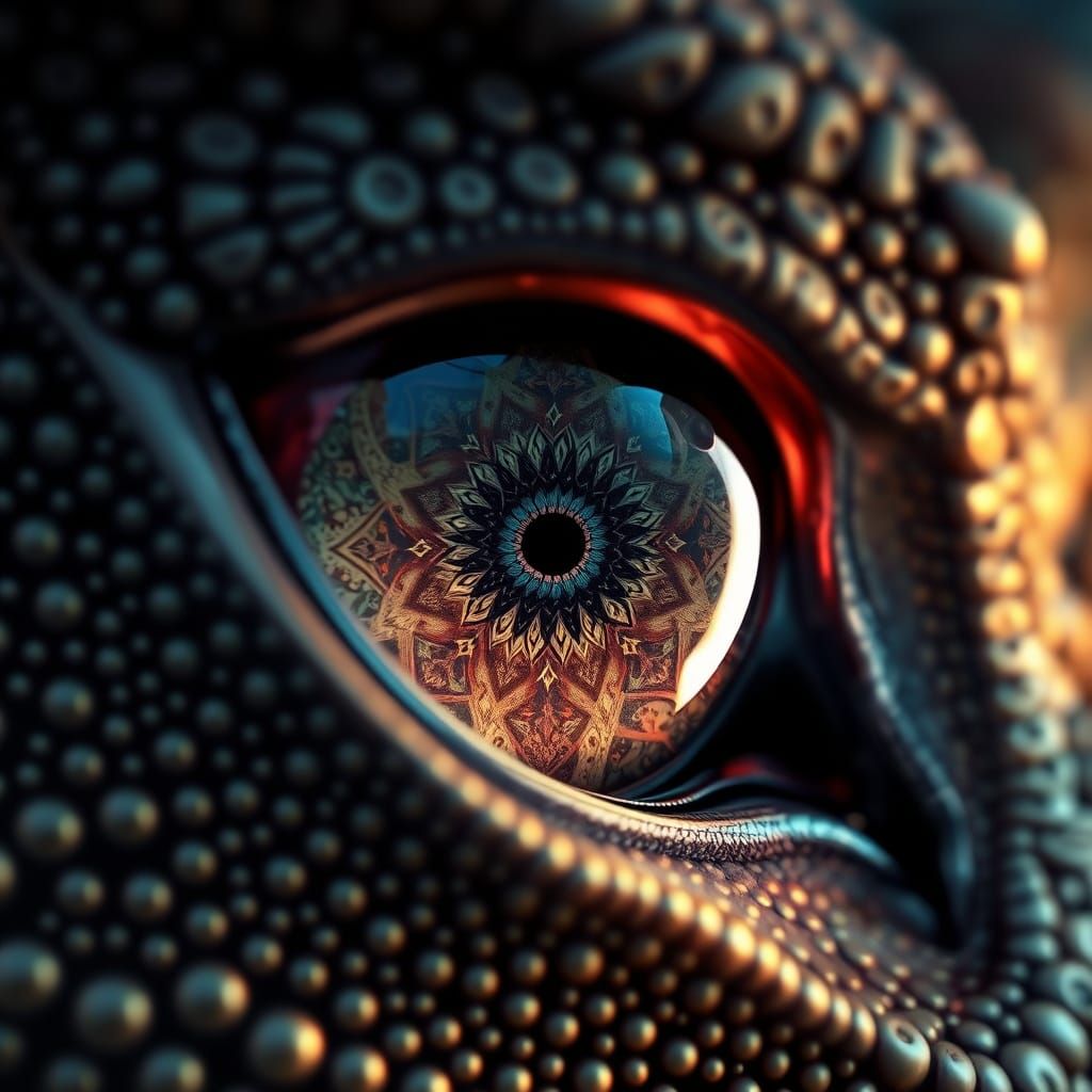 Dragon Eye Kaleidoscope  by @Ride the Wind DM