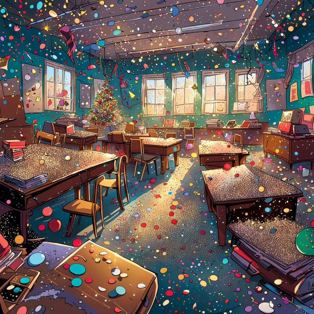 Glitter is the herpes of the crafts world. When schoolkids use it, it