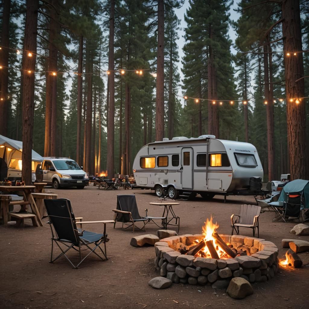 A happy camper