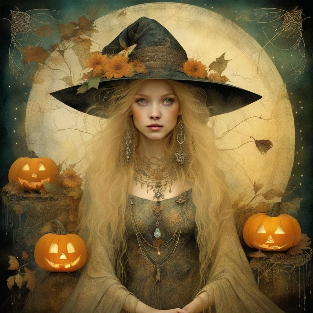 999 Witches for Halloween (103) - AI Generated Artwork - NightCafe Creator