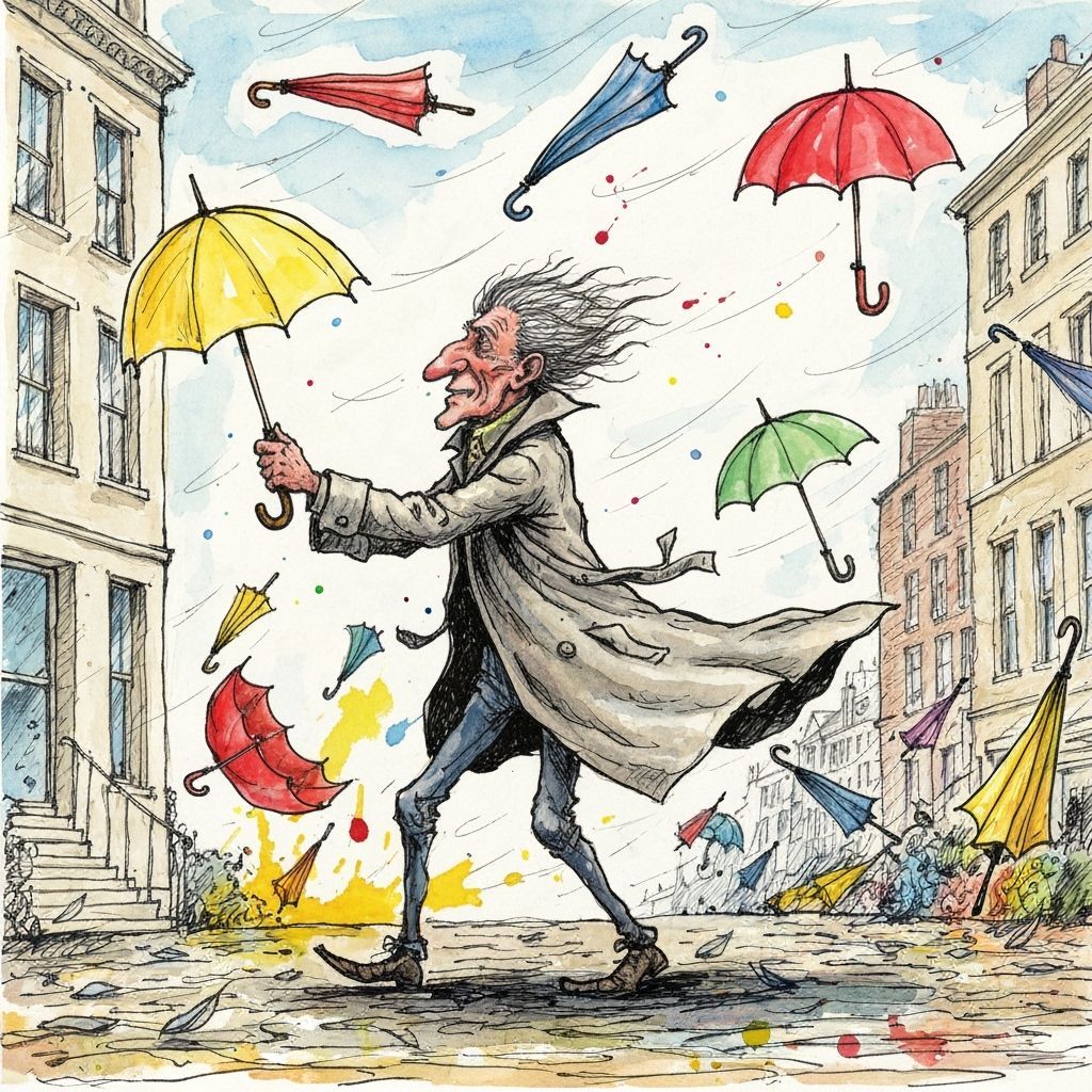 The Umbrella Collector's Peculiar Day  by @Alexandra