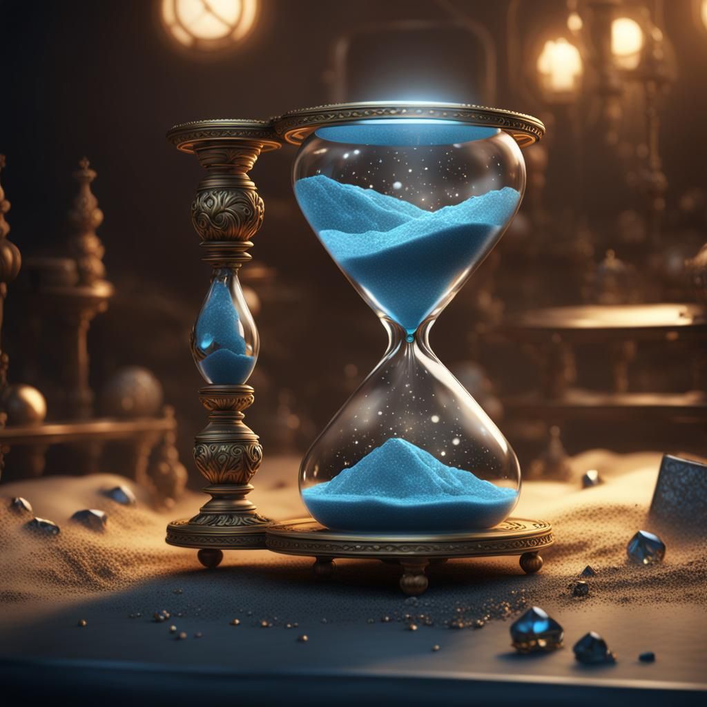 Hourglass of Diamonds: Fantasy Concept Art