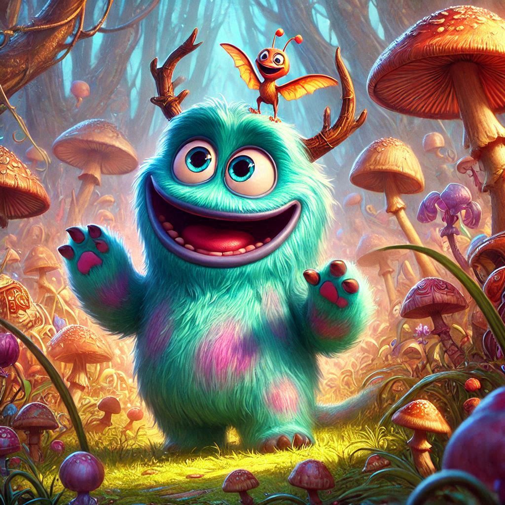 adorable fairy-tale fantasy creature portrait..